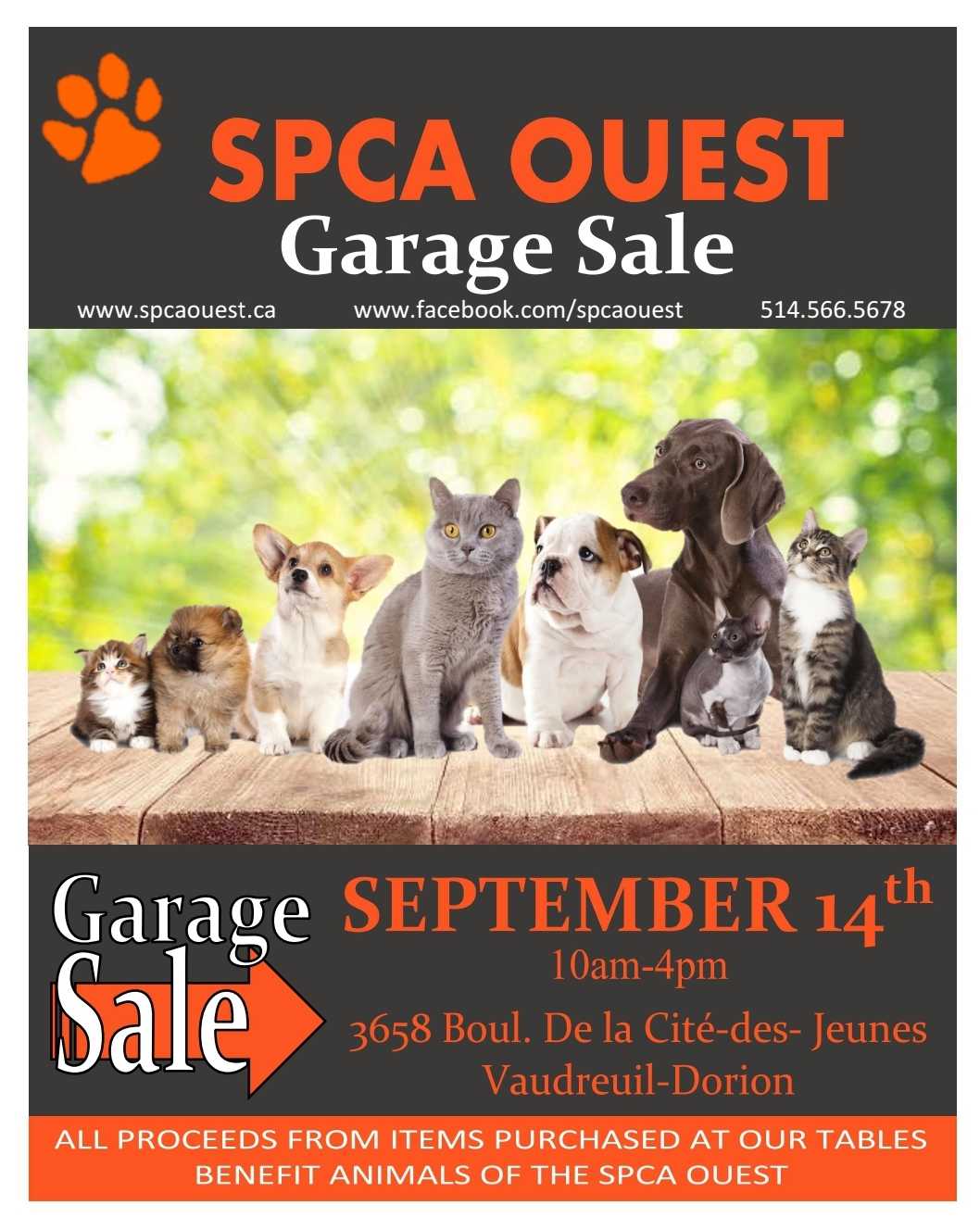 SPCA Garage Sale